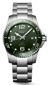 浪琴表康卡斯潜水系列亮绿色特别版腕表